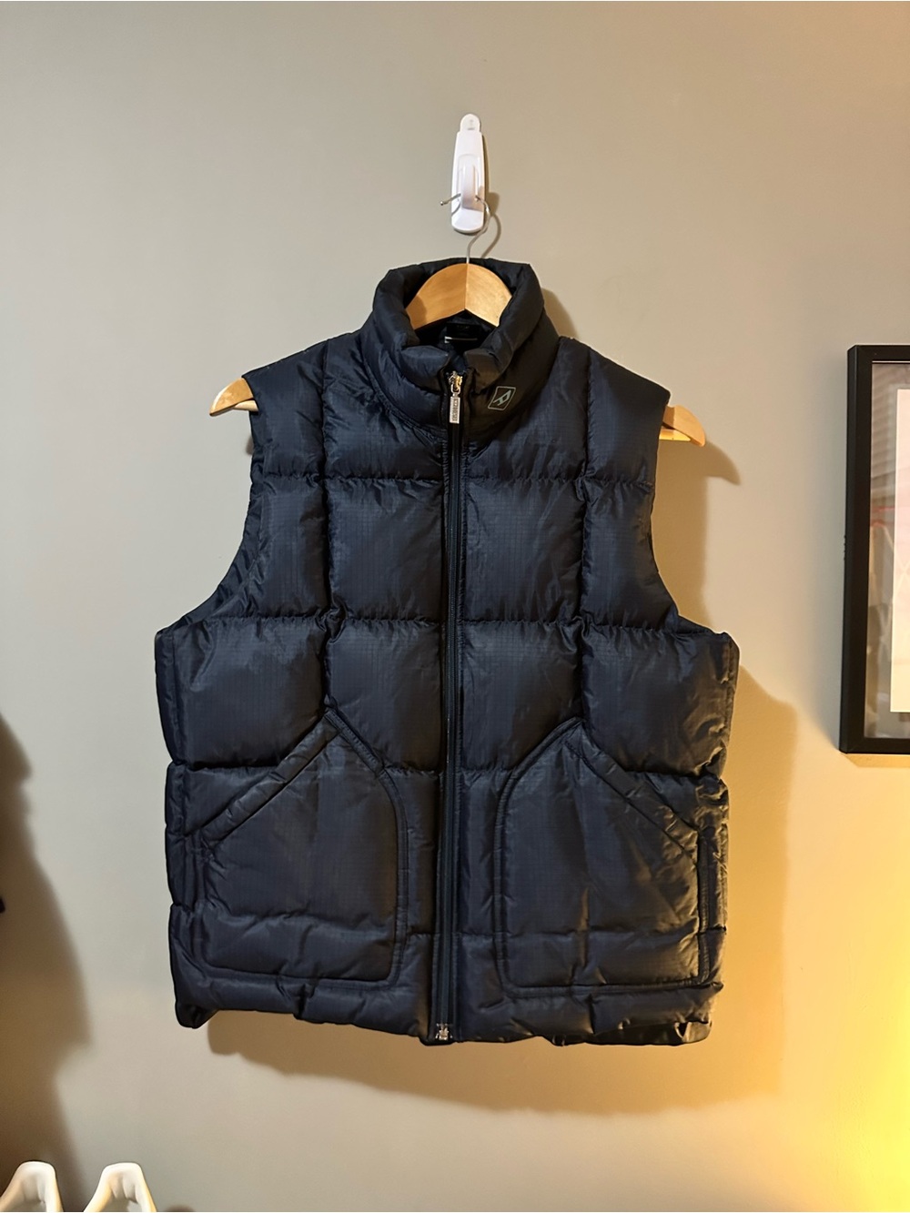 Vintage Diesel Men's Black Quilted Puffer Vest
